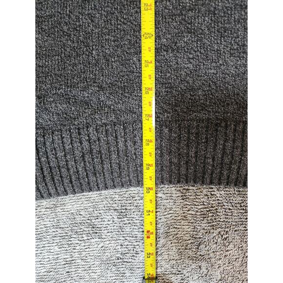 American Eagle Seriuosly Soft 1/4 Zip Mens XL Gray Sweater - Picture 4 of 5